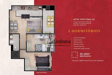 Apartamento &agrave; venda - 59m&sup2; - Vila Yolanda