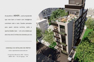 Apartamento &agrave; venda - 24m&sup2; - Residencial Asher