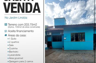 Casa &agrave; venda - 109m&sup2; - Jd. Lind&oacute;ia