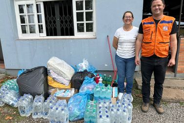 Defesa Civil de Canela entrega doações para o abrigo Casa Lar