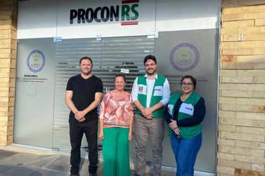 Representantes do PROCON RS realizam visita ao PROCON de Canela