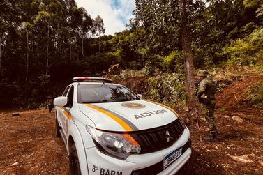 Pol&iacute;cia Ambiental apreende maquin&aacute;rio em supress&atilde;o de vegeta&ccedil;&atilde;o em Gramado