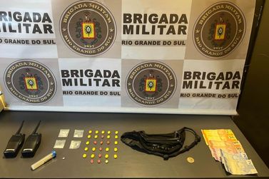 Brigada Militar prende dupla por tr&aacute;fico de drogas em Canela
