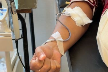 A&ccedil;&atilde;o de doa&ccedil;&atilde;o de sangue mobiliza comunidade e arrecada 107 bolsas em Gramado