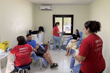 Nova Petr&oacute;polis promove doa&ccedil;&atilde;o de sangue em parceria com o Hemocentro de Caxias do Sul