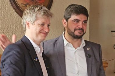 Van Hattem e Camozzato participam do Gramado Summit e se re&uacute;nem com empres&aacute;rios da Serra
