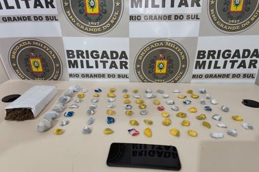 Brigada Militar prende homem com 75 buchas de maconha em S&atilde;o Francisco de Paula