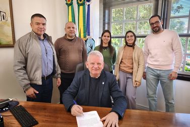 Munic&iacute;pio de Nova Petr&oacute;polis autoriza in&iacute;cio da obra da Estrada Municipal Caminho Pomerano