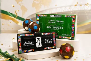 Prawer lan&ccedil;a chocolate tem&aacute;tico da Copa do Mundo 2026 e premiar&aacute; clientes com R$ 1 mil