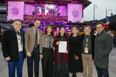 Gramado e Medell&iacute;n assinam carta de coopera&ccedil;&atilde;o durante o Festival de Cinema