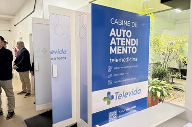 Gramado apresenta cabine de teleatendimento em fase de testes no Centro Municipal de Sa&uacute;de