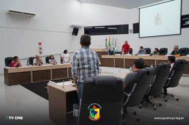 Sessão Legislativa de Guaíra aprova projetos importantes por unanimidade