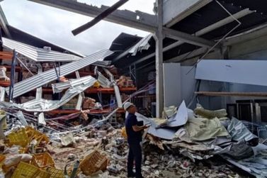 Crea confirma irregularidades em supermercado que desabou em Pontal do Paraná