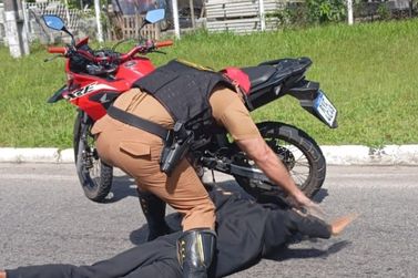Homem que furtou moto em frente a restaurante é preso pela Polícia Rodoviária