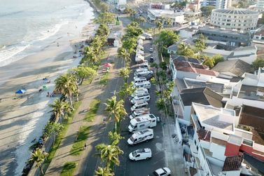 Guaratuba recebe 25 motorhomes; visita&ccedil;&atilde;o gratuita vai at&eacute; as 21h