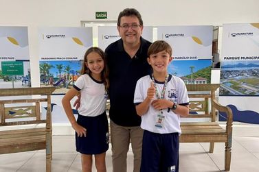 Guaratuba inicia ano letivo com prova de uniformes na escola e aulas de rob&oacute;tica