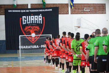 Guar&aacute; Futsal faz estreia em casa no Campeonato Paranaense S&eacute;rie Bronze