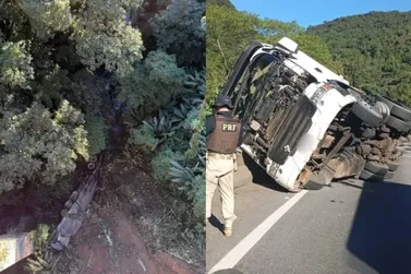 Bloqueio total na BR-277 em Morretes ocorre na manh&atilde; desta ter&ccedil;a-feira