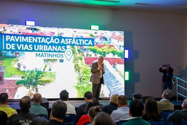 Matinhos ganha asfalto e Governo conclui 1&ordf; fase da orla