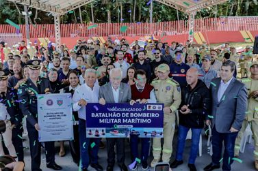 Batalh&atilde;o Mar&iacute;timo dos Bombeiros &eacute; inaugurado em Guaratuba para atuar durante todo o ano