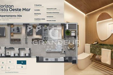 Apartamento &agrave; venda - 74m&sup2; - Centro