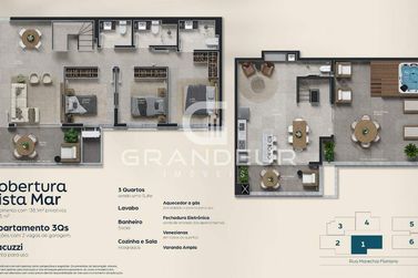 Apartamento &agrave; venda - 74m&sup2; - Centro