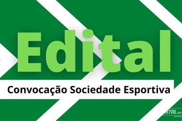 Sociedade Esportiva convoca para Assembleia Geral Ordinária