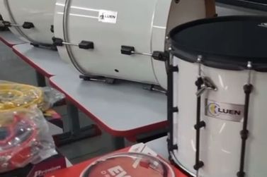 Ibaiti investe em kit de percuss&atilde;o para banda marcial