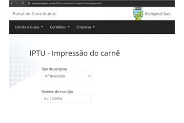 IPTU 2026 em Ibaiti tem reajuste de 5,10% e desconto de 10% &agrave; vista