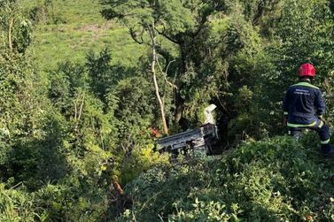 Caminh&atilde;o perde freio na BR-153 e motorista morre no local