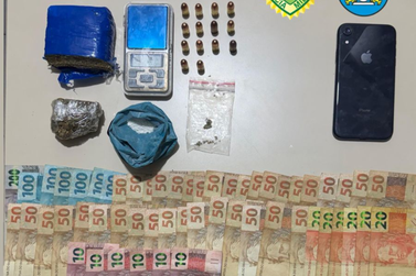 PM apreende drogas, muni&ccedil;&otilde;es e prende homem ap&oacute;s persegui&ccedil;&atilde;o em Siqueira Campos