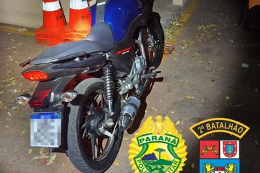 Ibaiti recebe opera&ccedil;&atilde;o da PM contra motos irregulares e dire&ccedil;&atilde;o perigosa
