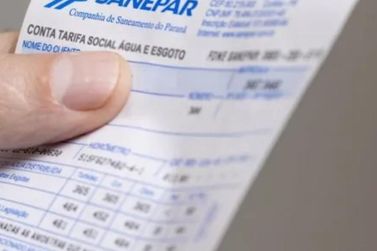 Conta da Sanepar pode ficar 25% mais barata; veja quem ter&aacute; direito ao desconto