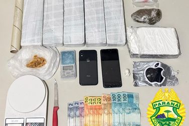 PM apreende mais de 5 kg de drogas e causa preju&iacute;zo de R$ 137 mil ao tr&aacute;fico