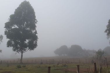 Frente fria chega hoje na regi&atilde;o