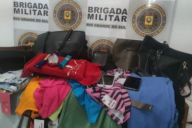 Brigada Militar de Três Coroas prende três mulheres por furtos no comércio
