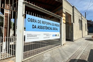 Antiga sede da Secretaria de Desenvolvimento Social de Taquara recebe reforma