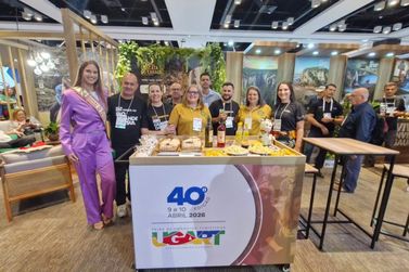 Taquara participa da UGART 2026 e apresenta atrativos tur&iacute;sticos em Porto Alegre