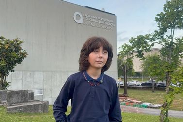 Estudante autista de Taquara, de 12 anos, faz palestras em Portugal sobre metas da ONU