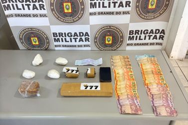 Brigada Militar prende homem por tr&aacute;fico de drogas em Taquara