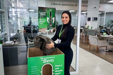 Term&ocirc;metro do Bem 2026 leva roupas e itens de inverno para quem mais precisa