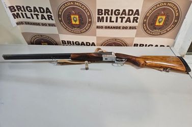 Brigada Militar prende homem por porte ilegal de arma de fogo em Taquara