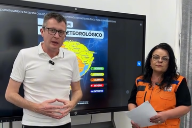 Prefeito e Defesa Civil desmentem v&iacute;deos antigos e trazem previs&atilde;o do tempo para Igrejinha