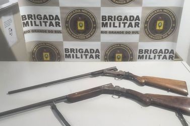 Brigada Militar prende autor de viol&ecirc;ncia dom&eacute;stica com armas de fogo em Taquara