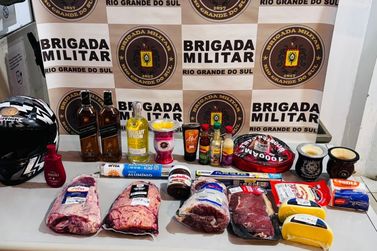 Motociclista &eacute; preso por furtos em estabelecimentos comerciais de Igrejinha e Taquara