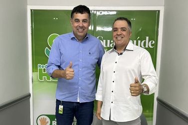 Dr. Rog&eacute;rio Leal e Heleno do Hospital fortalecem uni&atilde;o por sa&uacute;de mais humana e eficiente