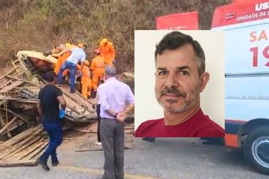 Motorista morre ap&oacute;s caminh&atilde;o bater contra barranco em Santana do Para&iacute;so