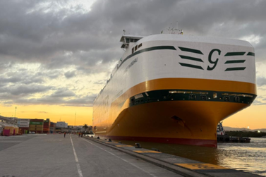 Porto de Itaja&iacute; recebe navio com mais de 4,5 mil ve&iacute;culos da BYD