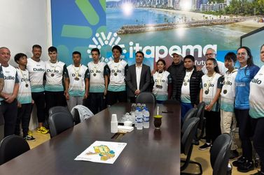 Paratletas se reunem com prefeito ap&oacute;s conquista de 17 medalhas no Parajesc