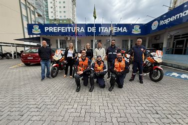 Itapema refor&ccedil;a atendimento de urg&ecirc;ncia com duas novas motol&acirc;ncias para o SAMU